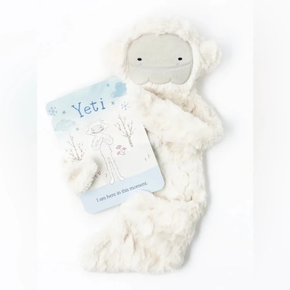 Slimberkins Yeti Snuggler Single With Card Alpine